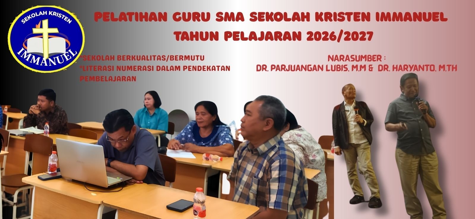 GURU SMA KRISTEN IMMANUEL SIAP ADMINISTRASI DAN LITNUM TAHUN AJARAN BARU 2026 / 2027